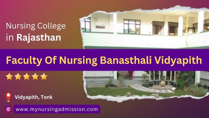 Faculty of Nursing at Banasthali Vidyapith